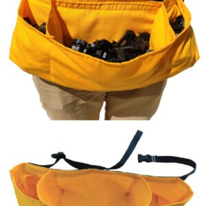 Marsupio frontale a 3 tasche con cinghia