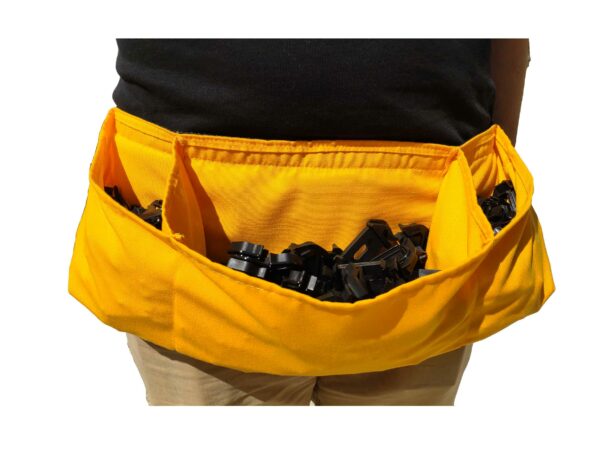 Marsupio frontale a 3 tasche con cinghia - immagine 3