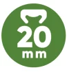 20 mm degradable